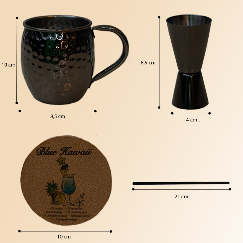 Moscow Mule Cocktail Beker Geschenkset