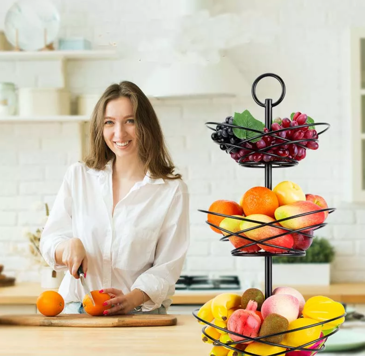 Fruitmanden - Fruit étagère 3-laags
