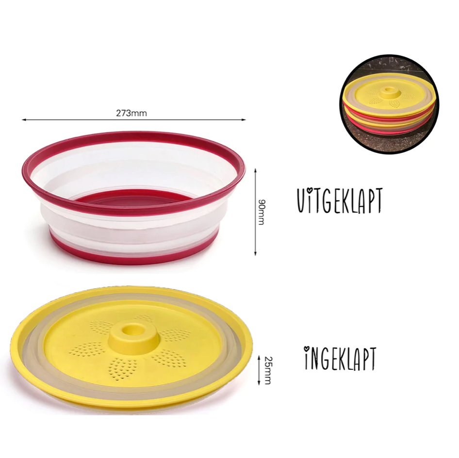 Magnetrondeksel in diverse kleuren