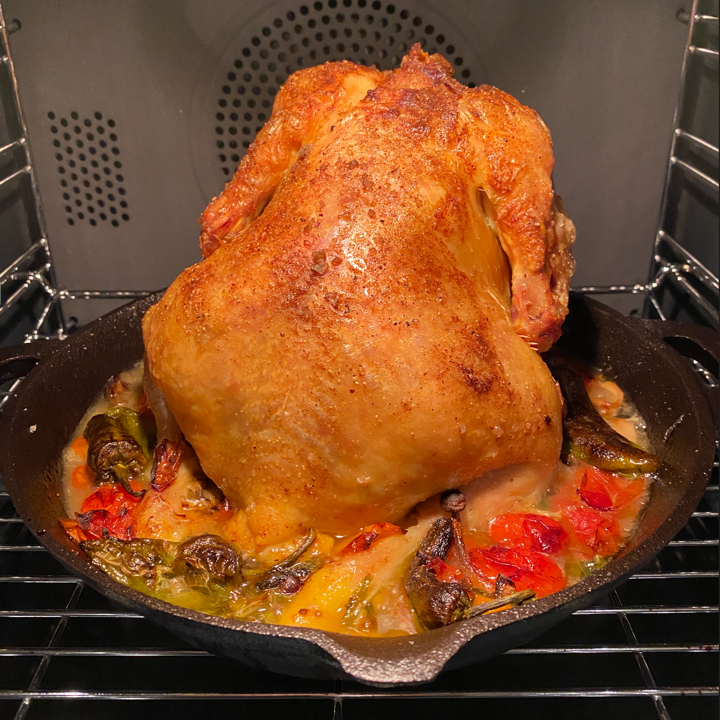 Gietijzeren braadschaal - Chicken Sitter