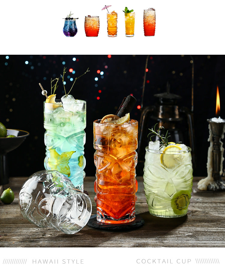 Tiki glazen set