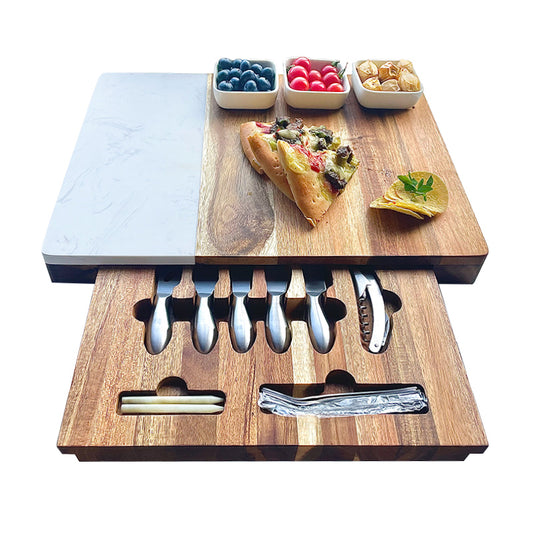 Luxe kaasplank met messen