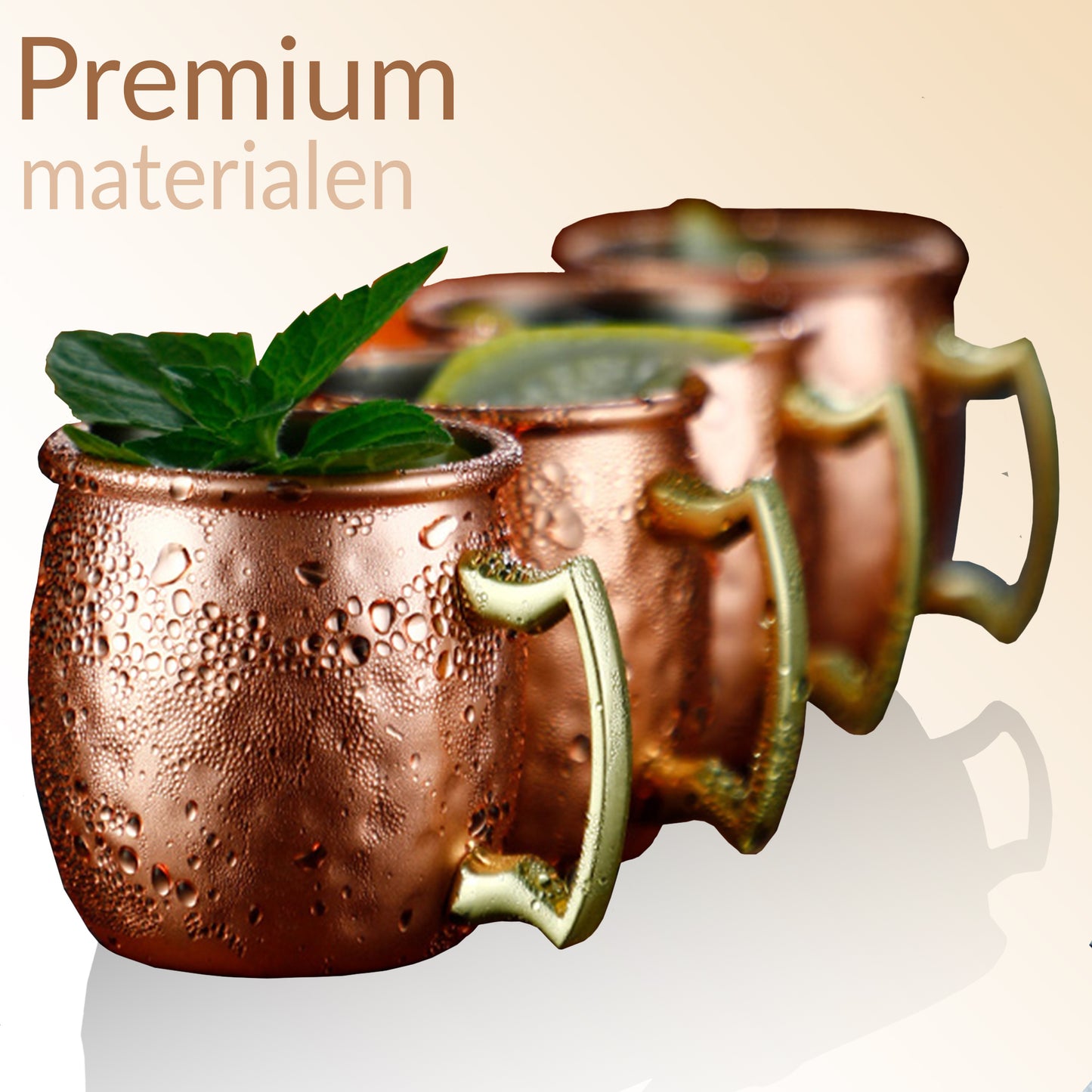 Moscow Mule mini beker set