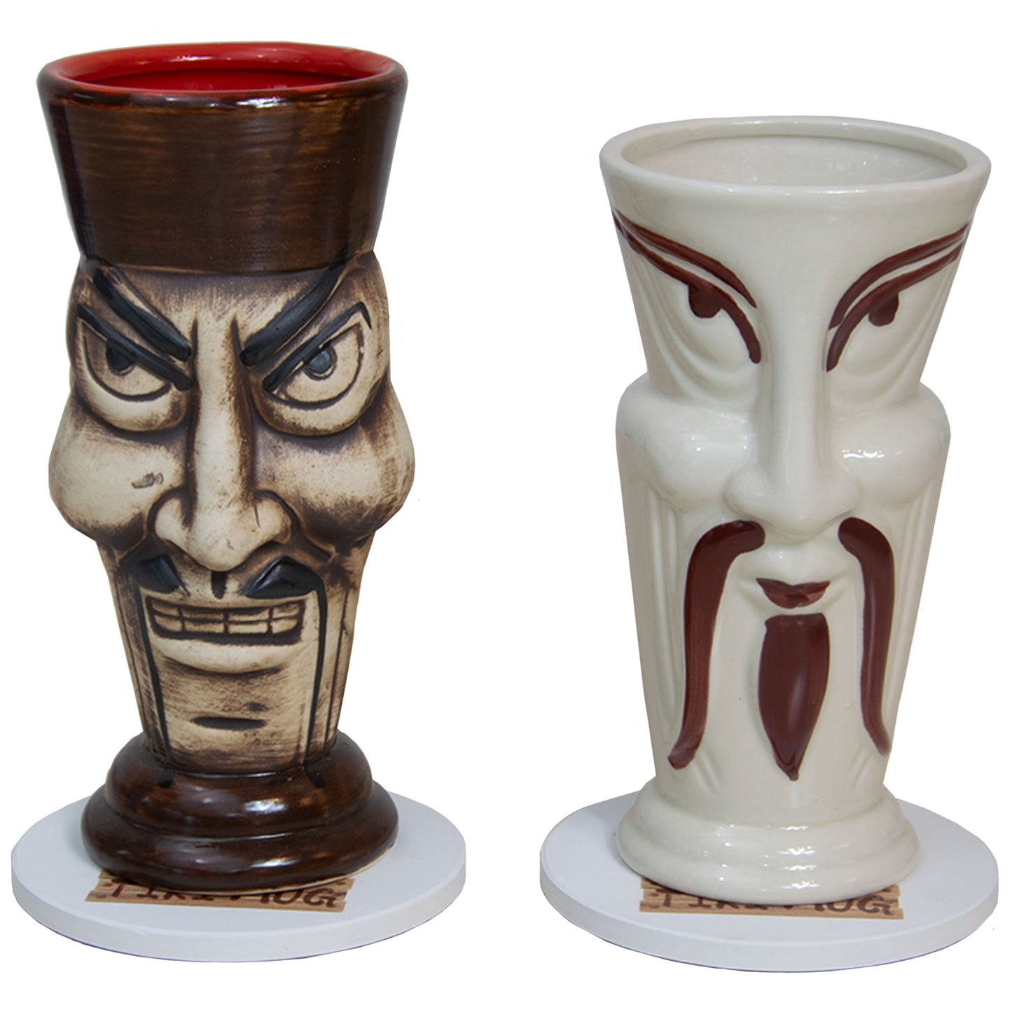 Tiki cocktail glazen in keramiek