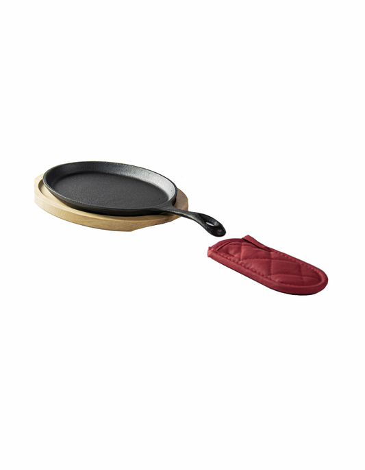Gietijzeren BBQ grillpan - Fajita pan