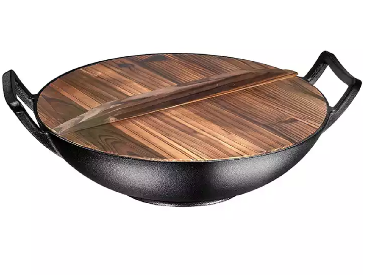 Gietijzeren wokpan - Wadgang pan